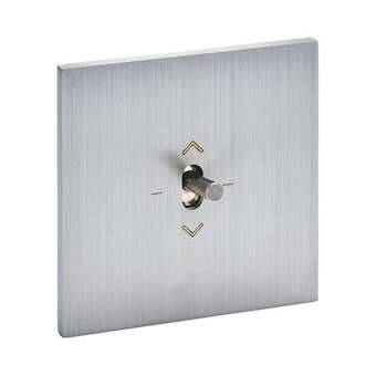 Art d'Arnould univers Epure commande de volets roulants 3 positions acier brossé|Arnould-ARD67421