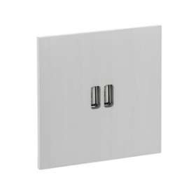 Art d'Arnould univers Epure chargeur double USB 2,4A - acier brossé|Arnould-ARD67422