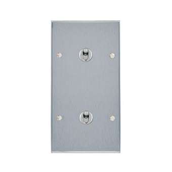 Art d'Arnould univers Mémoire deux va-et-vient à levier 10A - acier brossé|Arnould-ARD67104