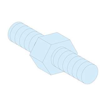 PrismaSeT G Active - Entretoise hexagonale - M6 - Haut.9mm - lot de 4|Schneider Electric-SCHLVS03195