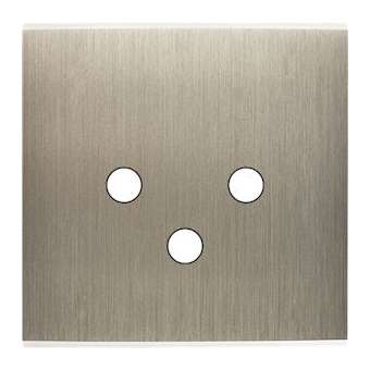 Façade CONFIDENCE LAITON ACIER SIMPLE 3 PUSH|Modelec-MD8143-412M