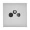 Art d'Arnould univers Epure prise TV-FM-SAT - acier brossé|Arnould-ARD67477