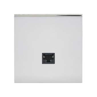 Art d'Arnould univers Epure prise RJ45 catégorie6 FTP - acier miroir|Arnould-ARD67625