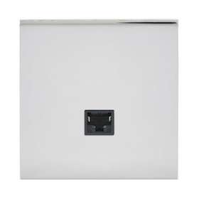 Art d'Arnould univers Epure prise RJ45 catégorie6 FTP - acier miroir|Arnould-ARD67625