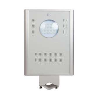 Lampadaire solaire tout en un S002 Blanc 1100lm 8W 3000K Lithium 6Ah/12,8V|Artlux-ARX291008