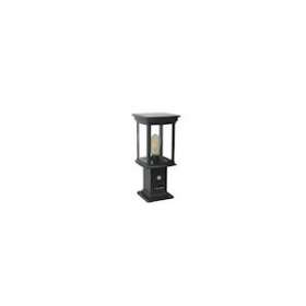 Borne solaire - B003 - Noire 45cm 500lm 3,5W 3000K - Lithium 4,5Ah/6V|Artlux-ARX490338