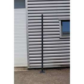 Mât cylindrique 3m D76 Thermolaqué Gris en acier galvanisé|Artlux-ARX510307