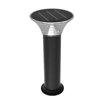 Borne solaire noire de sol Ares dimmable - IP65/IK08|Xeta premium-XET40088