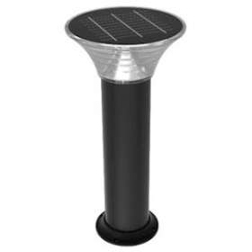 Borne solaire noire de sol Ares dimmable - IP65/IK08|Xeta premium-XET40088