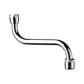 Bec horizontal F1/2' L.150 - H.120 brise-jet réglable|Delabie-DL5940152