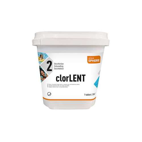 Chlore lent 250g 5kg