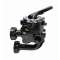 VANNE MULTIVOIES NOIRE 1'1/2 AVEC MONTAGE CLASSIC PLUS