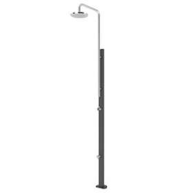DOUCHE AP CHROME INOX ANTHRACITE FINITION MÉTALLIQUE|Astralpool-APN74054