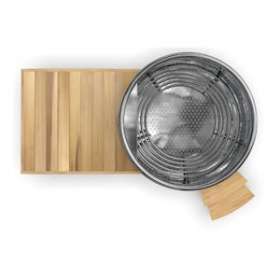 Bain Nordic Bois & Inox D180 5/6 pers|Astralpool-APN74114