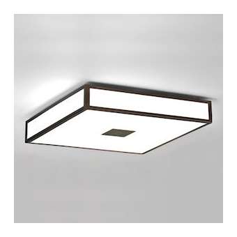 Plafonnier Mashiko 400 Square LED Bronze IP44|Astro lighting-AHT1121069