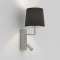 Liseuse Side by Side Nickel mat IP20