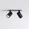 Spot Ascoli Twin Recessed Noir mat IP20
