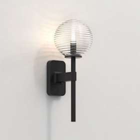 Applique Tacoma Single Noir mat IP44|Astro lighting-AHT1429004