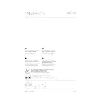 Minima 25 Blanc mat|Astro lighting-AHT1249025