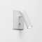 Liseuse Enna Square Switched LED Blanc texturé IP20