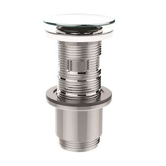 Bonde universelle lavabo digiclic ou fixe, clapet inox, h100 mm|Valentin-VA212290000000