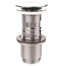 Bonde universelle lavabo digiclic ou fixe, clapet inox, h100 mm|Valentin-VA212290000000