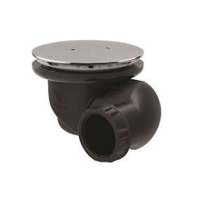 Bonde receveur D90 mm, La GOULUE, capot métal D120 mm,sortie orientable D40,|Valentin-VA257760000000