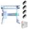 Coffret de com modulaire Grade 3 : DTI Mod, 4 RJ45 G3, Bornier Terre