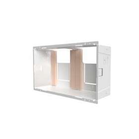 Bac tech 2 travées PC+1R 160mm de profondeur BL|Atole-AOEBTT06BL