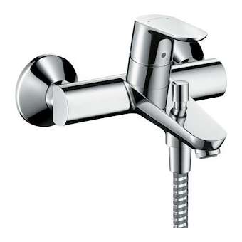 Mitigeur bain/douche C2 avec cartouche à 2 vitesses chromé|Hansgrohe-HA331948000