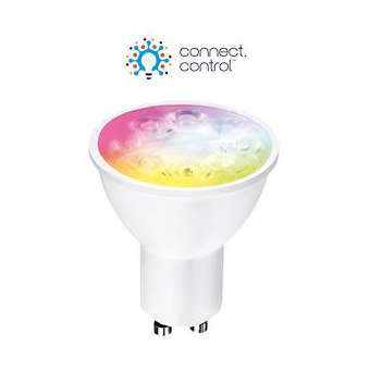 Connect.control - Lampe GU10 5W 40DEG RGB + CX (827-850) Bluetooth|Aurora-ABIAUA1BTGUCW