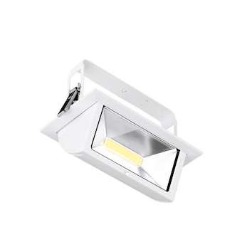 Prysim - Downlight rect. LED 240V IP65 45W 4100lm 4000K - Blanc|Aurora-ABIENWW4540