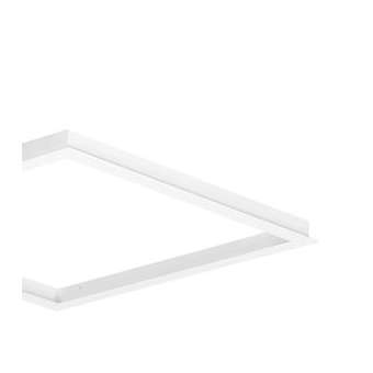 Edgelite - Cadre d'encastrement aluminium pr dalle 600x600mm blanc|Aurora-ABIENCRM660A