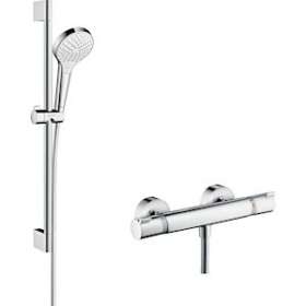 Combi Croma Select S Vario 0,65m/Ecostat Comfort blanc/chromé|Hansgrohe-HA327013400