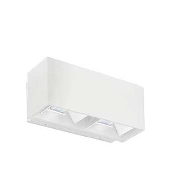 Klay - Applique LED double IP65 240V 18W 830 réglable haut/bas BL|Aurora-ABIENWL18W30