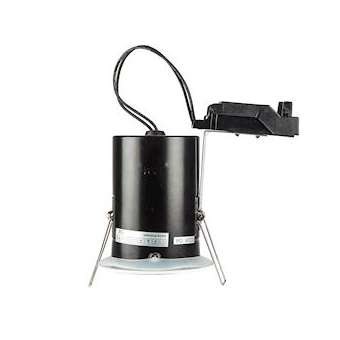 Spot RTIGHT GU10 rond fixe, alu brossé IP20|Europole-POL62403