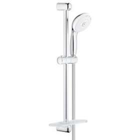 Ensemble de douche 3 jets avec barre Tempesta 100 Chromé|Grohe-GO227927001