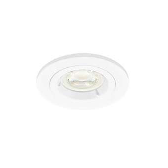 DLT-ISO 75 - Encastré GU10 fixe, blanc, recouvrable, RT2012, lampe non incl.|Aric-ARI50733