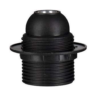 Douille E27 Tp Filetée + Bague Noir|Bailey-BIY141122