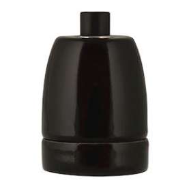 Douille Porcelaine E27 Noir|Bailey-BIY139706