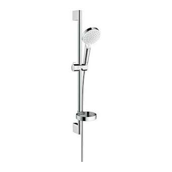 Set Crometta Vario / Unica'Croma 0,65m avec Casetta blanc/chromé|Hansgrohe-HA326553400