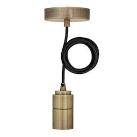 Suspension Lyon E27 Alu Bronze 1.5M 2C Noir|Bailey-BIY141480
