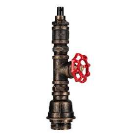 Suspension Fire Hose E27 Noir/Or 1.3M Câble Noir|Bailey-BIY141060