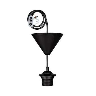 Suspension Tp E27 80Cm Noir|Bailey-BIY141258