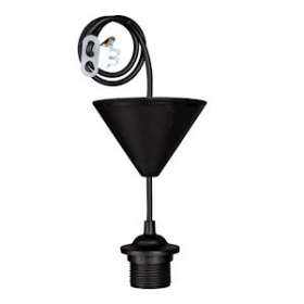 Suspension Tp E27 80Cm Noir|Bailey-BIY141258