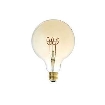 Lampe déco globe E27 LED 3,5W 2200K 130lm, Cl.énerg.A, 25000H, dimmable, ambrée|Aric-ARI20021