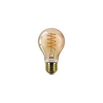 Vintage LEDbulb Filament Spirale Standard Dim 4-25W E27 1800K Ambrée|Philips Signify-PHI315518