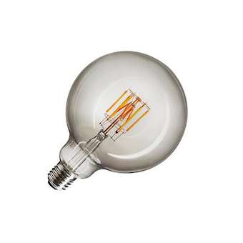 Source LED G125, E27, 8W, 2000-2900K, verre fumé|SLV-DC51003096