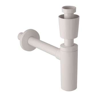 Siphon à tube plongeur Geberit pour lavabo, avec rosace de bonde, sortie horizo|Geberit-GBR151.034.11.1
