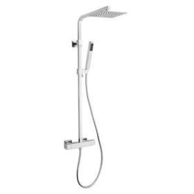 Colonne de douche TANK 200 laiton 200x200|Paini france-PIN97TANK200